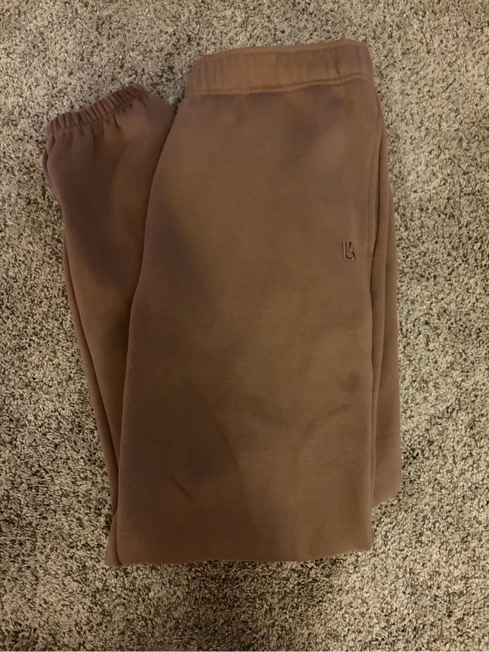 Buffbunny Mocha Lounge Fleece Sweatpants Size L
